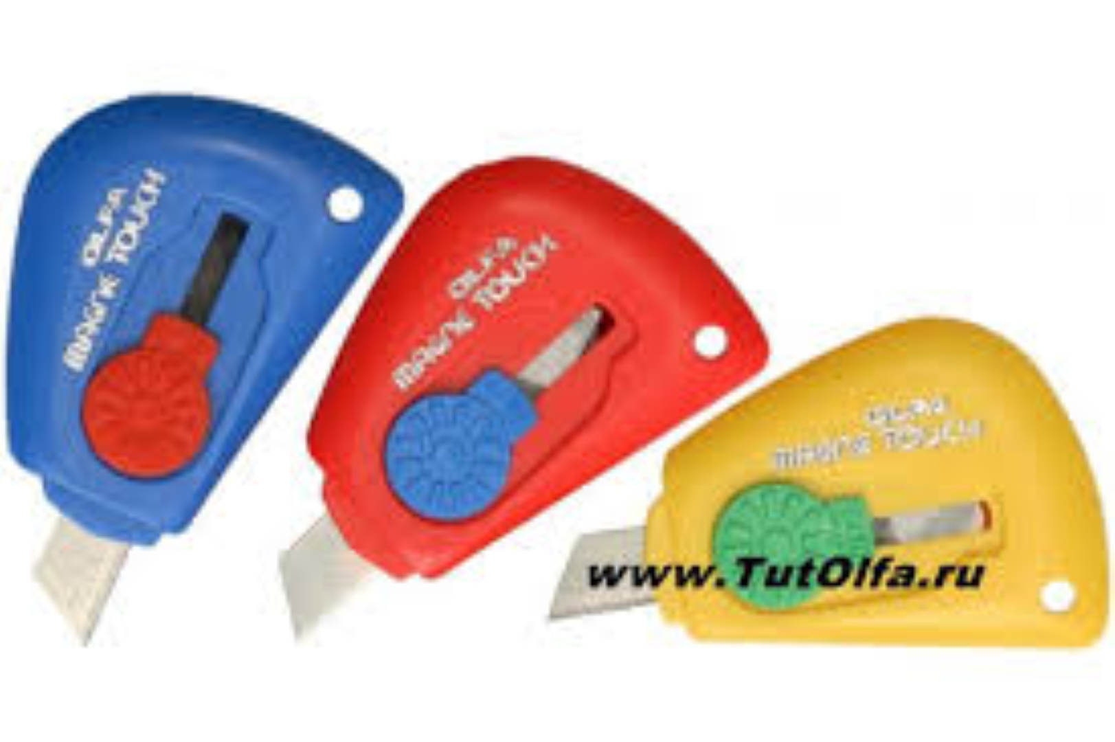 Olfa Utility-Magnet Touch Knife sheet=24pc OL-TK-3M/24